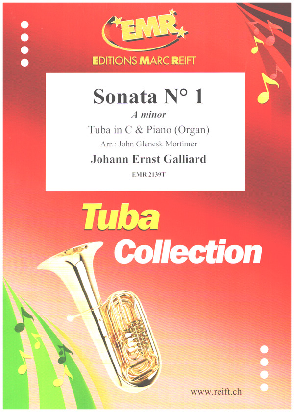 Sonata A minor no.1  for tuba in C and piano (organ)  