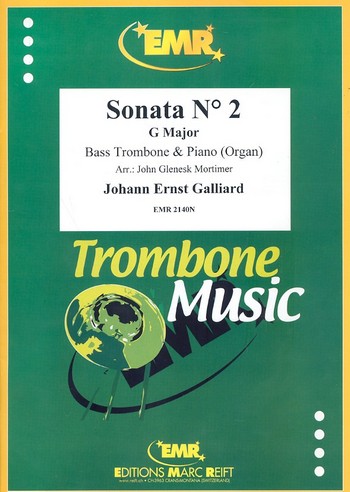 Sonate G-Dur Nr.2 für Bassposaune und  Klavier (Orgel)  