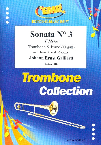 Sonate F-Dur Nr.3  für Posaune und Klavier (Orgel)  