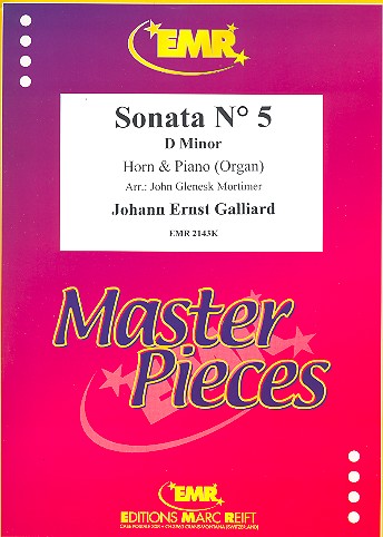 Sonate d-Moll Nr.5  für Horn in Es und Klavier (Orgel)  