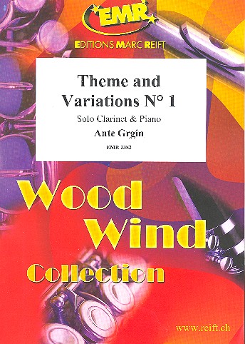 Theme and Variations no.1 for clarinet&nbsp;&nbsp;and piano&nbsp;&nbsp;