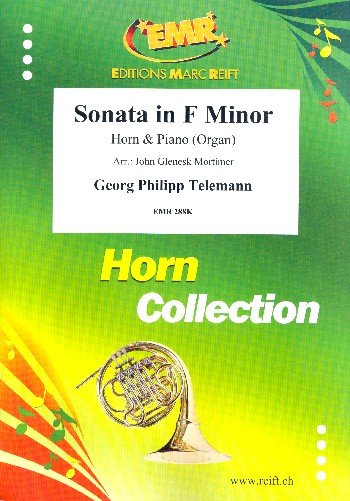 Sonata f minor&nbsp;&nbsp;for horn and piano (organ)&nbsp;&nbsp;