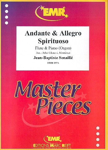 Andante und Allegro spiritoso für Flöte  und Klavier (Orgel)  