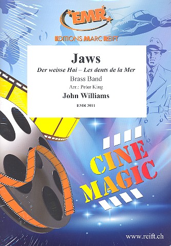 Jaws (aus Der weisse Hai):&nbsp;&nbsp;for brass band&nbsp;&nbsp;score and parts