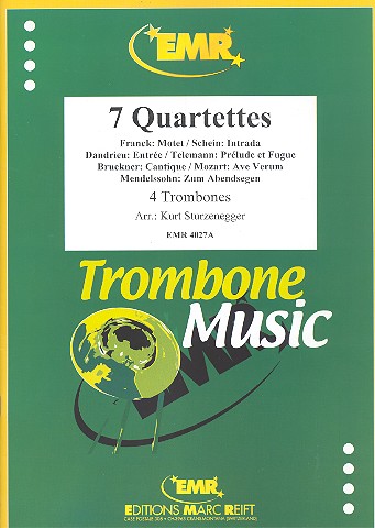 7 Quartette&nbsp;&nbsp;für 3 Posaunen und Bassposaune&nbsp;&nbsp;Partitur und Stimmen