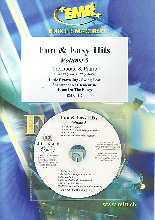 Fun and easy Hits vol.5 (+CD):&nbsp;&nbsp;for trombone and piano&nbsp;&nbsp;