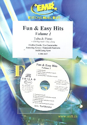 Fun and easy Hits vol.1 (+CD):&nbsp;&nbsp;for tuba and piaano&nbsp;&nbsp;