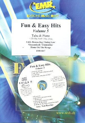 Fun and easy Hits vol.5 (+CD):&nbsp;&nbsp;for tuba and piano&nbsp;&nbsp;