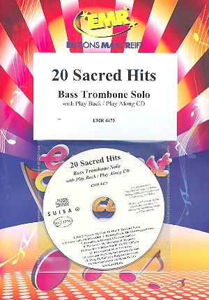 20 sacred Hits (+CD)&nbsp;&nbsp;for bass trombone&nbsp;&nbsp;