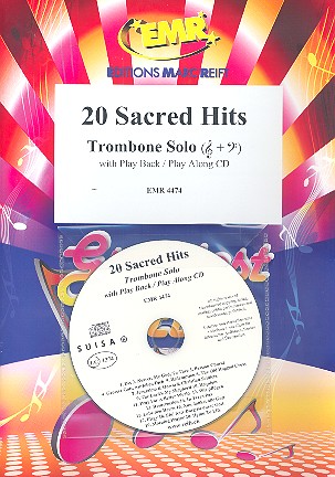 20 sacred Hits (+CD)&nbsp;&nbsp;for trombone&nbsp;&nbsp;