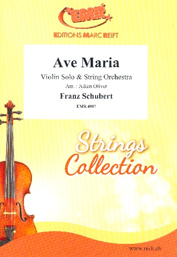 Ave Maria  für Violine und Streichorchester  Partitur und Stimmen (solo-10-8-3--6-4-3)