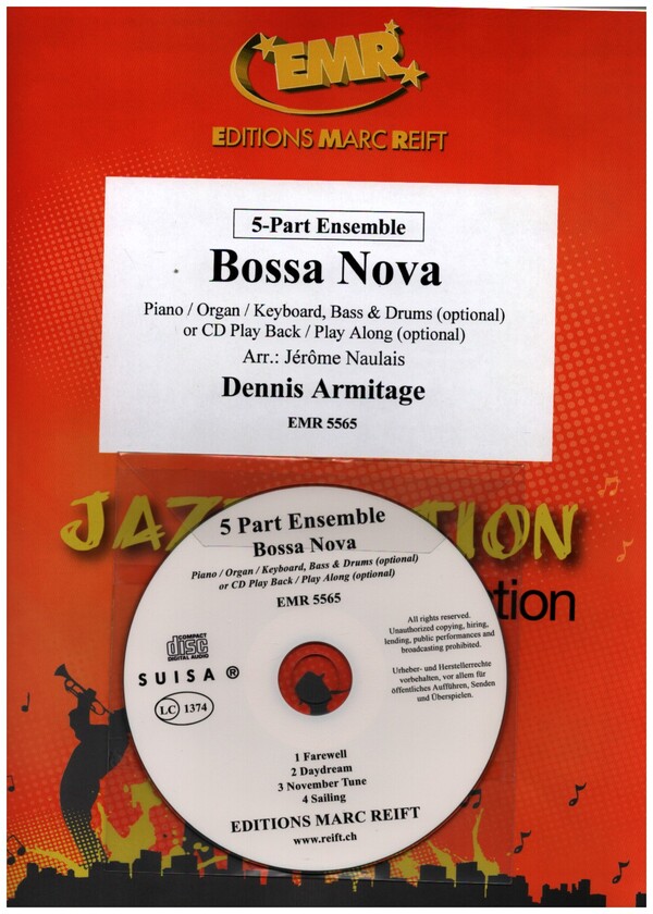 Bossa Nova (+CD)  for flexible ensemble (keyboard, guitar, drums ad lib)  score ans parts