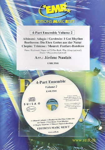 Album vol.2 (+CD)  for flexible 4-part ensemble (rhythm group ad lib)  score and parts