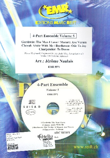 Album vol.5 (+CD)&nbsp;&nbsp;for 4-part ensemble and piano&nbsp;&nbsp;
