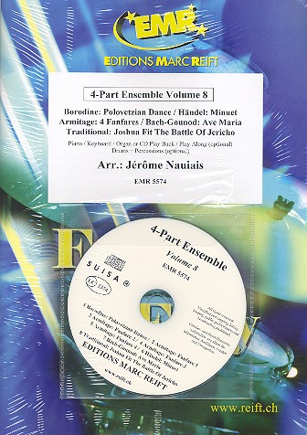 Album vol.8 (+CD)&nbsp;&nbsp;for flexible 4-part ensemble (rhythm group ad lib)&nbsp;&nbsp;score and parts