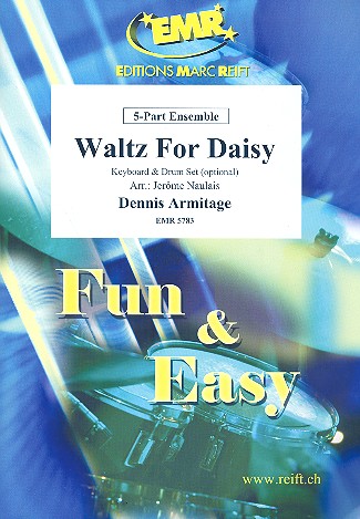 Waltz For Daisy for 5-part ensemble&nbsp;&nbsp;(keyboard and percussion ad lib)&nbsp;&nbsp;score and parts