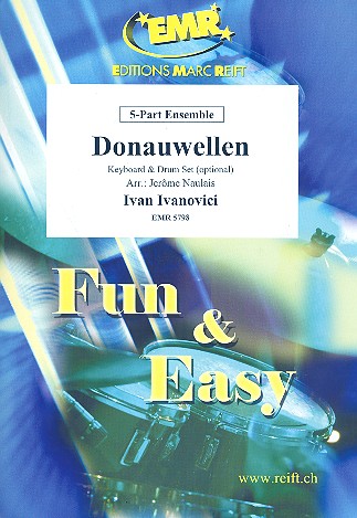 Donauwellen for 5-part ensemble&nbsp;&nbsp;(keyboard and percussion ad lib)&nbsp;&nbsp;score and parts