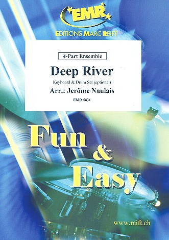 Deep River: for 4-part ensemble&nbsp;&nbsp;(keyboard and percussion ad lib)&nbsp;&nbsp;score and parts