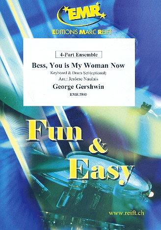 Bess You is My Woman Now for 4-part ensemble  (keyboard and percussion ad lib)  score and parts