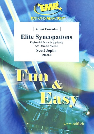 Elite Syncopations: for 4-part ensemble  (keyboard and percussion ad lib)  score and parts