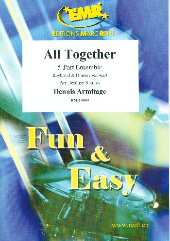 All together  for flexible 5-part ensemble (rhythm group ad lib)  score and parts