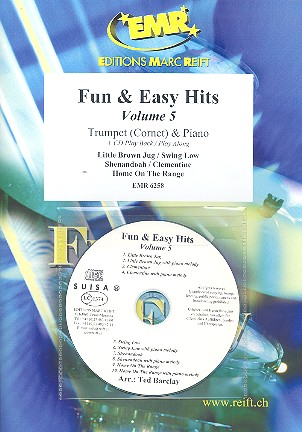 Fun and easy Hits vol.5 (+CD):&nbsp;&nbsp;for trumpet (cornet) and piano&nbsp;&nbsp;