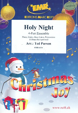 Holy Night  for 4-part ensemble (rhythm group ad lib)  score and parts