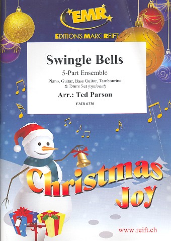 Swingle Bells  for 5-part ensemble (rhythm group ad lib)  score and parts