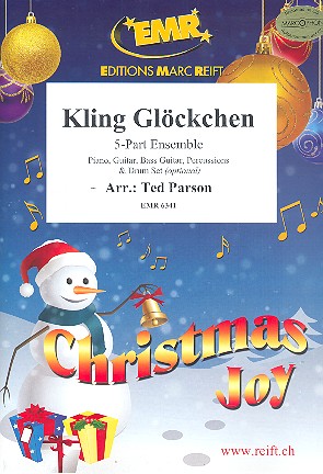 Kling Glöckchen kling&nbsp;&nbsp;for flexible 5-part ensemble (rhythm group ad lib)&nbsp;&nbsp;score and parts
