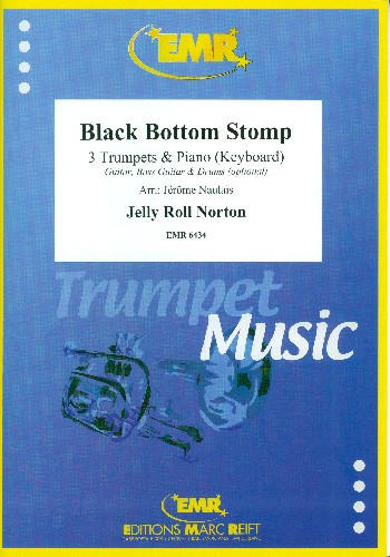 Black Bottom Stomp&nbsp;&nbsp;für 3 Trompeten und Klavier (Keyboard) (Percussion ad lib)&nbsp;&nbsp;Partitur und Stimmen