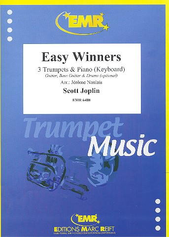 Easy Winners  für 3 Trompeten und Klavier (Keyboard) (Percussion ad lib)  Partitur und Stimmen