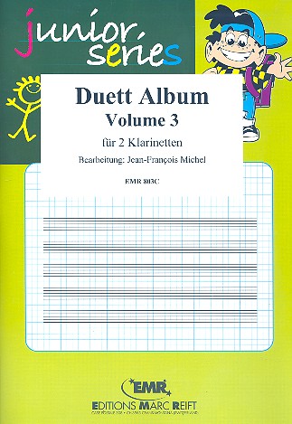 Duett-Album Band 3 für 2 Klarinetten&nbsp;&nbsp;Spielpartitur&nbsp;&nbsp;