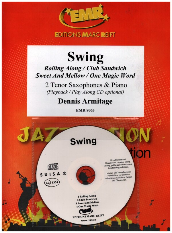 Swing (+CD)&nbsp;&nbsp;for 2 tenor saxophones and piano&nbsp;&nbsp;