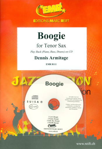 Boogie (+CD):  für Tenorsaxophon und Klavier (Bass und Percusion ad lib)  