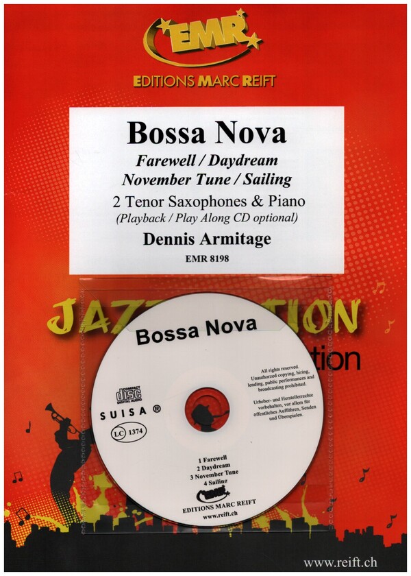 Bossa Nova (+CD)  for 2 tenor saxophones and piano  