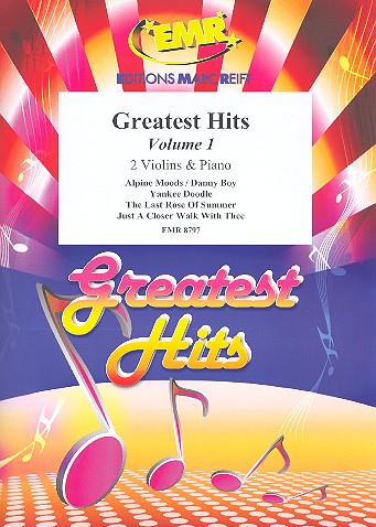 Greatest Hits vol.1: for 2 violins and piano&nbsp;&nbsp;(percussion ad lib)&nbsp;&nbsp;