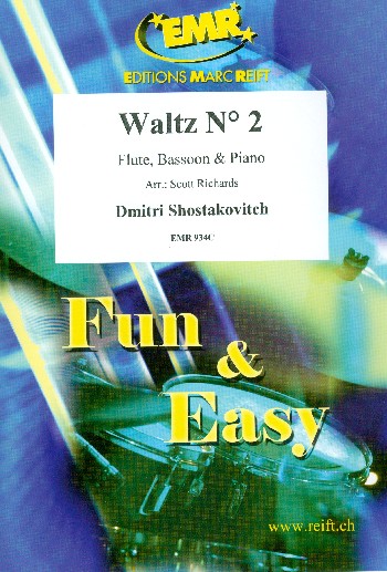 Waltz no.2&nbsp;&nbsp;for flute, bassoon and piano&nbsp;&nbsp;parts