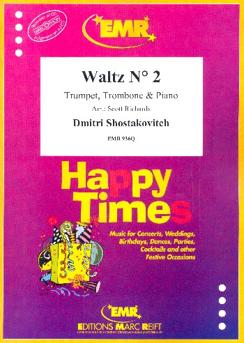 Waltz no.2&nbsp;&nbsp;for trumpet, trombone and piano&nbsp;&nbsp;parts