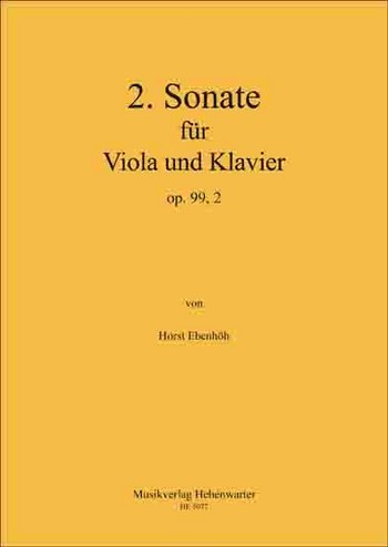 Ebenhöh, Horst (2.) Sonate für Viola und Klavier  Op.99, 2  Viola und Klavier  Noten
