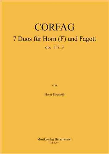 Ebenhöh, Horst CORFAG Op.117, 3  Horn und Fagott  Partitur