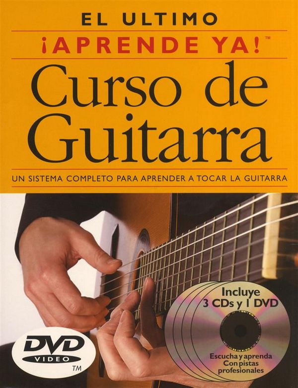 Aprende Ya! Curso de Guitarra (sp)&nbsp;&nbsp;para guitarra&nbsp;&nbsp;Books in Box with 3CD's+DVD