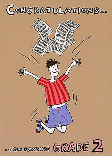 Music Gallery: Congratulations Card - Grade 2 (Boy)&nbsp;&nbsp;&nbsp;&nbsp;Gifts