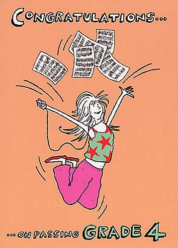 Music Gallery: Congratulations Card - Grade 4 (Girl)&nbsp;&nbsp;&nbsp;&nbsp;Gifts