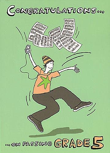 Music Gallery: Congratulations Card - Grade 5 (Boy)&nbsp;&nbsp;&nbsp;&nbsp;Gifts