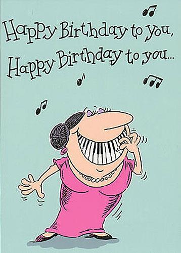 Music Gallery: Adult Female Birthday Card&nbsp;&nbsp;&nbsp;&nbsp;Gifts
