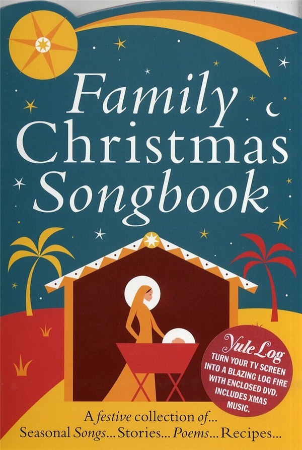 Family Christmas Colour Songbook + Yule Log DVD&nbsp;&nbsp;Banjo, Voice, Piano Solo&nbsp;&nbsp;Sheet Music & Songbooks/Folk Instruments/Banjo/Christmas/Mixed Songboo