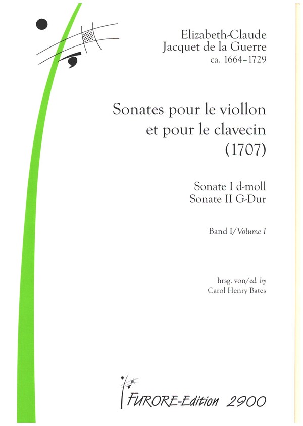 Sonates pour le viollon et le clavecin&nbsp;&nbsp;für Violine und Klavier&nbsp;&nbsp;(3 Bände)