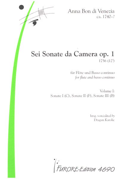 Sonaten op.1  für Flöte und Klavier (2 Bände)  