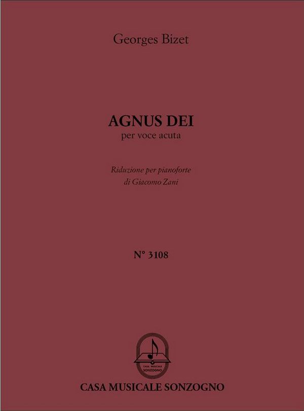 Agnus Dei  per tenor e pianoforte  