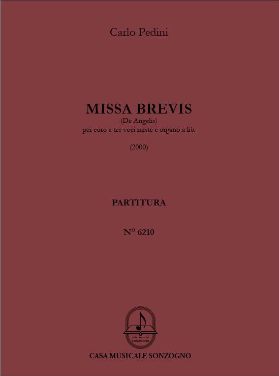 Missa brevis für 3stg. gem Chor  und Orgel  Partitur